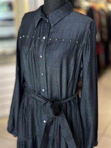 MissWhence Tencel Elbise - Siyah