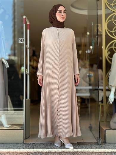 Piliseli Akor Abaya - Bej