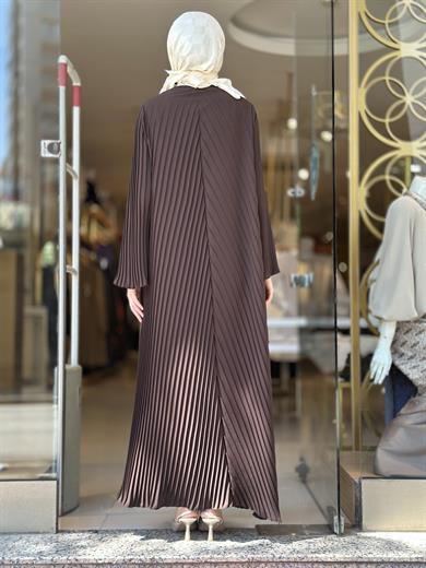Piliseli Akor Abaya - Kahverengi