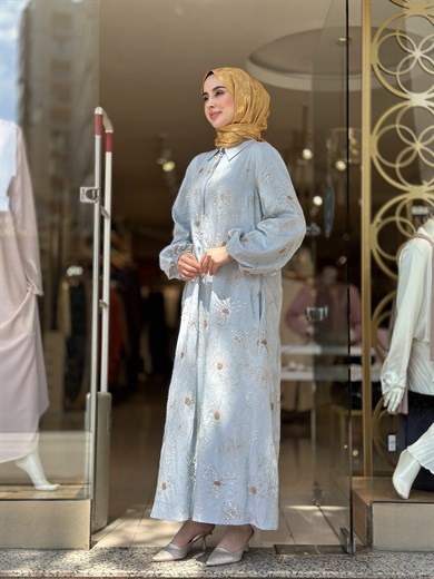 Senna Design Flone Elbise - Mavi