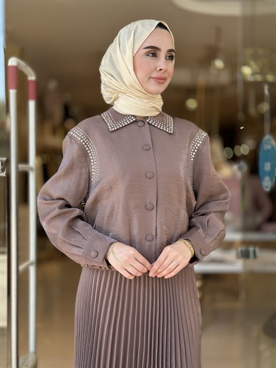 Senna Design Shine Takım - Kahverengi