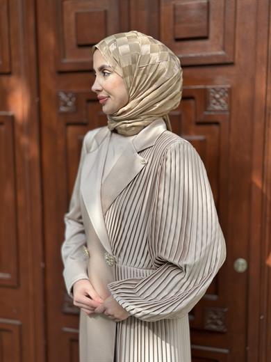 Senna Elise Abiye Elbise - Kum