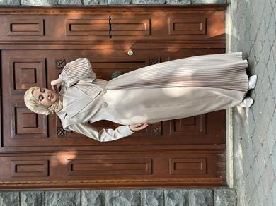 Senna Elise Abiye Elbise - Kum