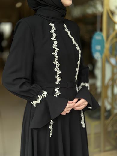 Senna Luxa Elbise - Siyah