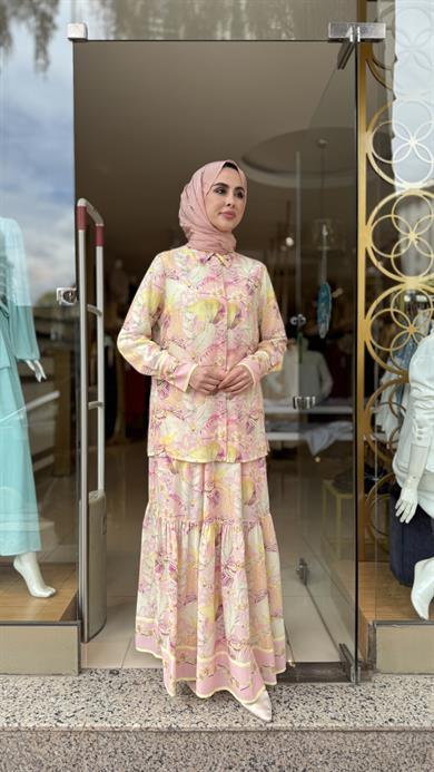 Senna Marta Takım - Pembe 