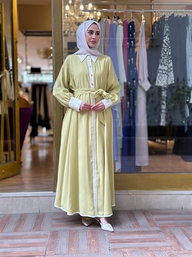 Senna Mild Elbise - Sarı