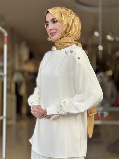 Senna Oriana Pant. Takım - Ekru