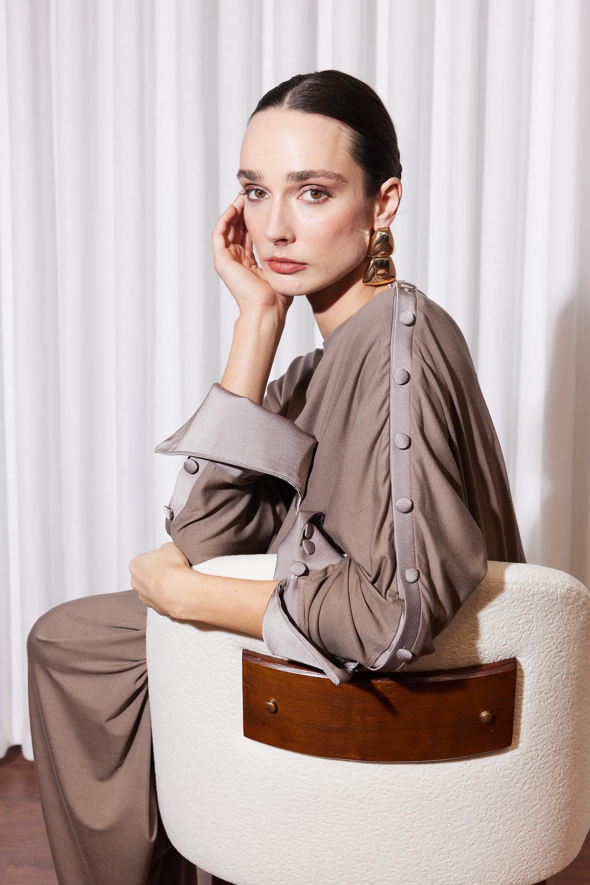Sovena Elbise - Bej