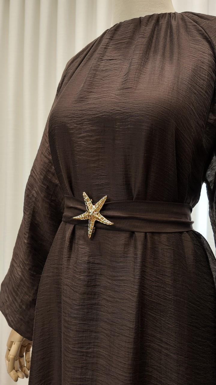 Verdea Elbise - Kahve