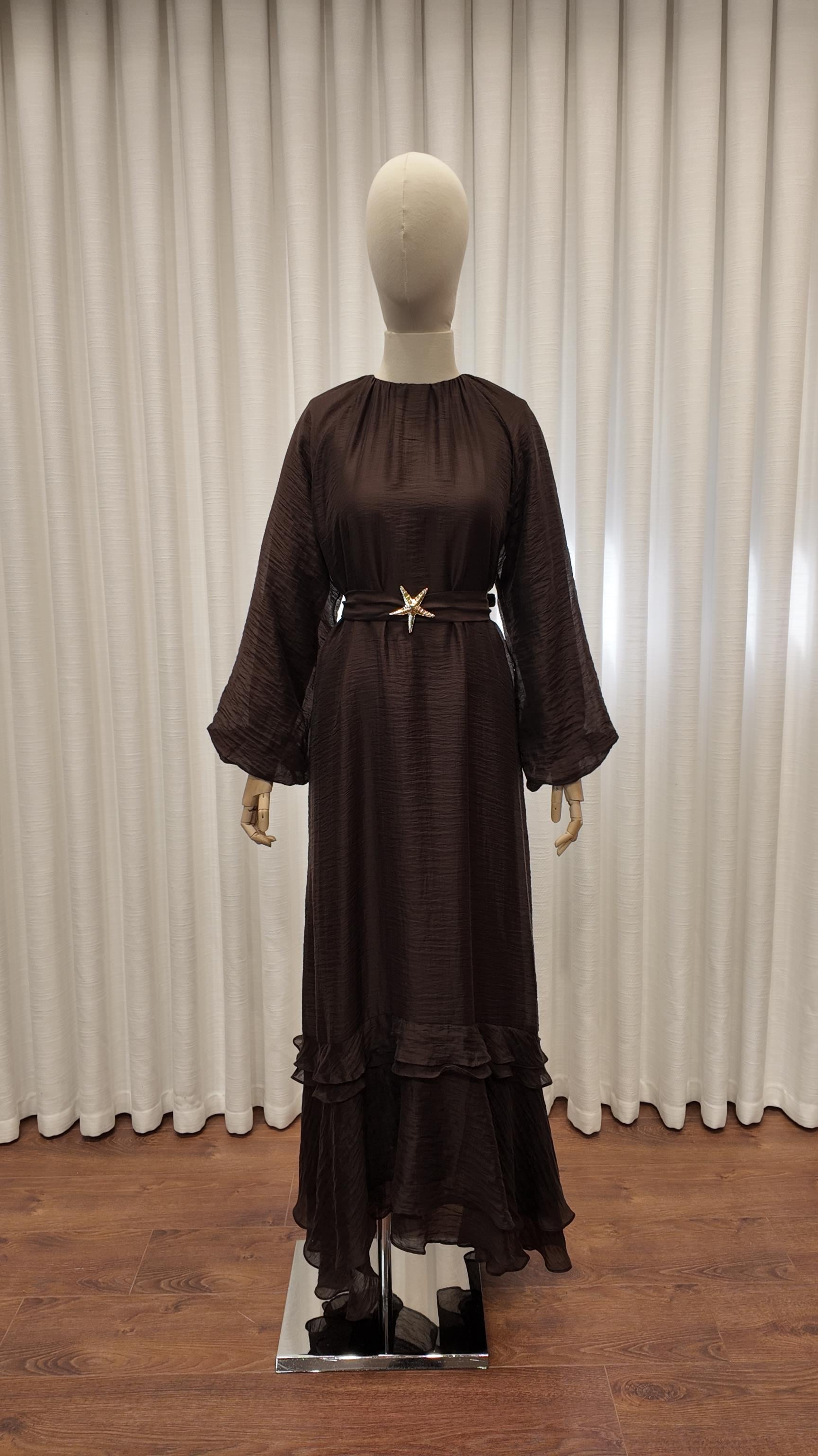 Verdea Elbise - Kahve