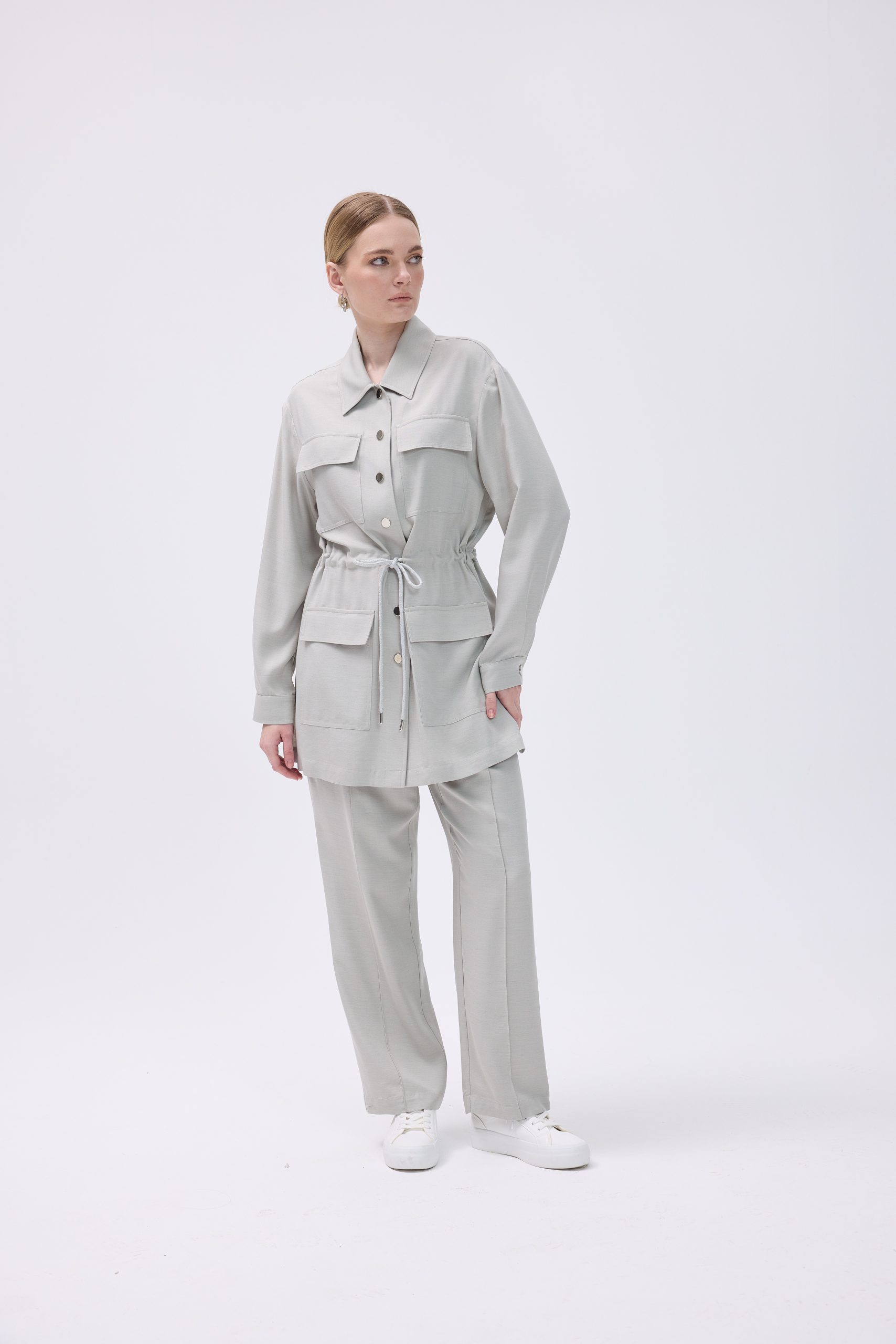 Viskon Cepli Pant Takım - Mint