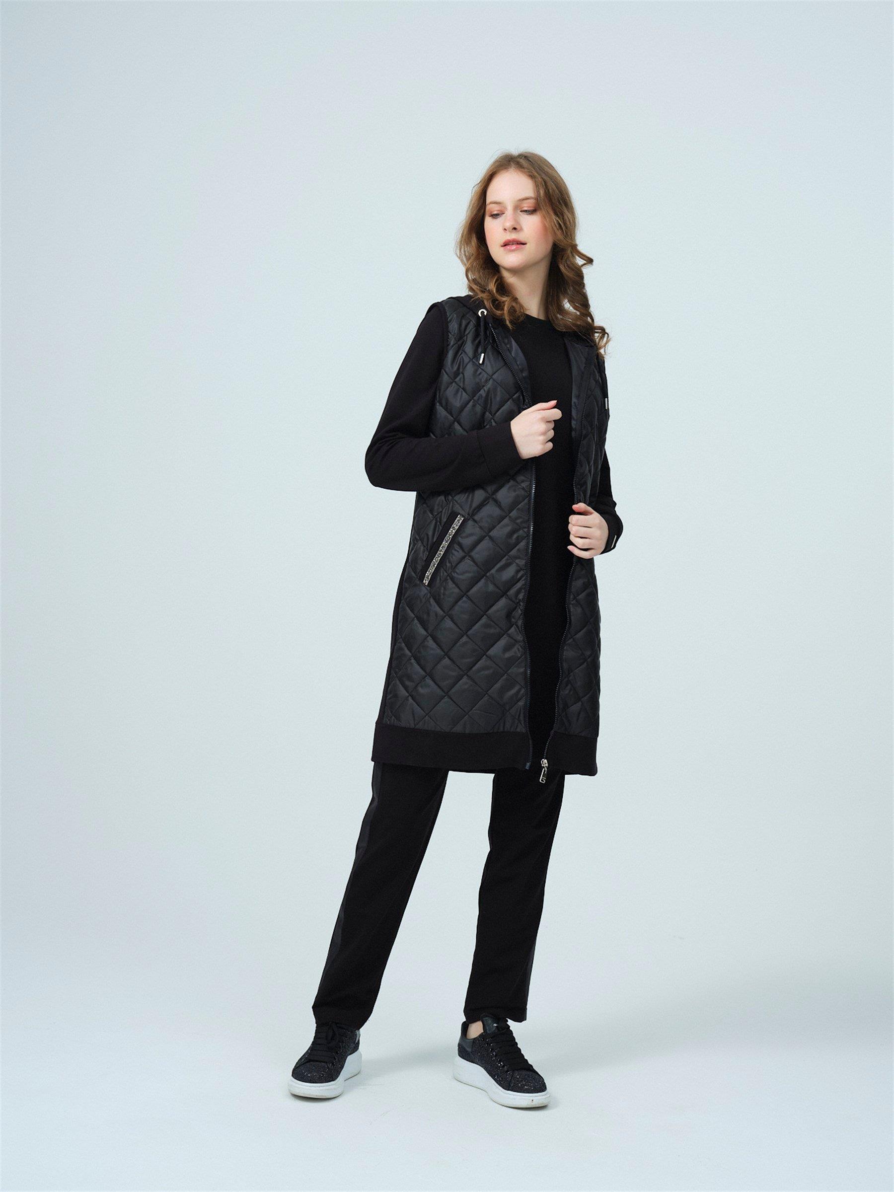 Yelekli Pantolonlu Takım - Siyah