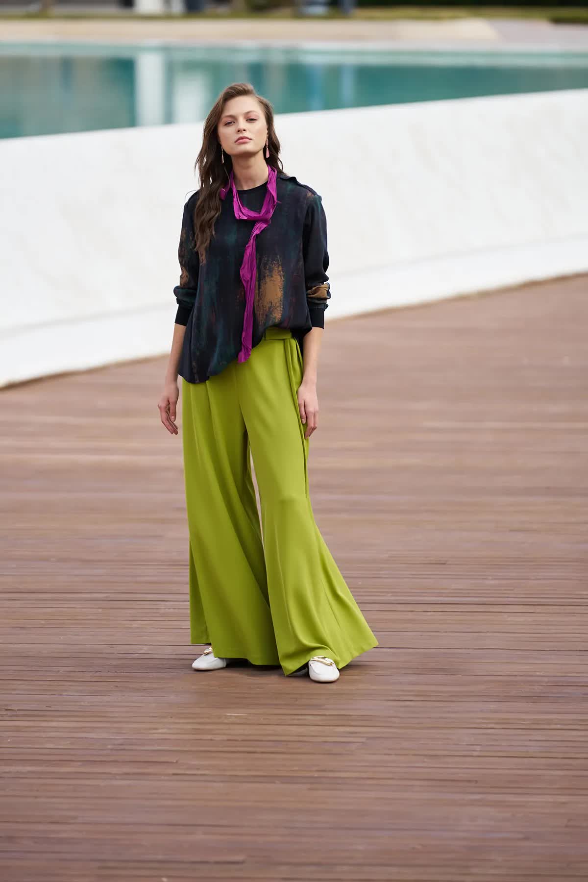 MissWhence Etek Pantolon - Yeşil