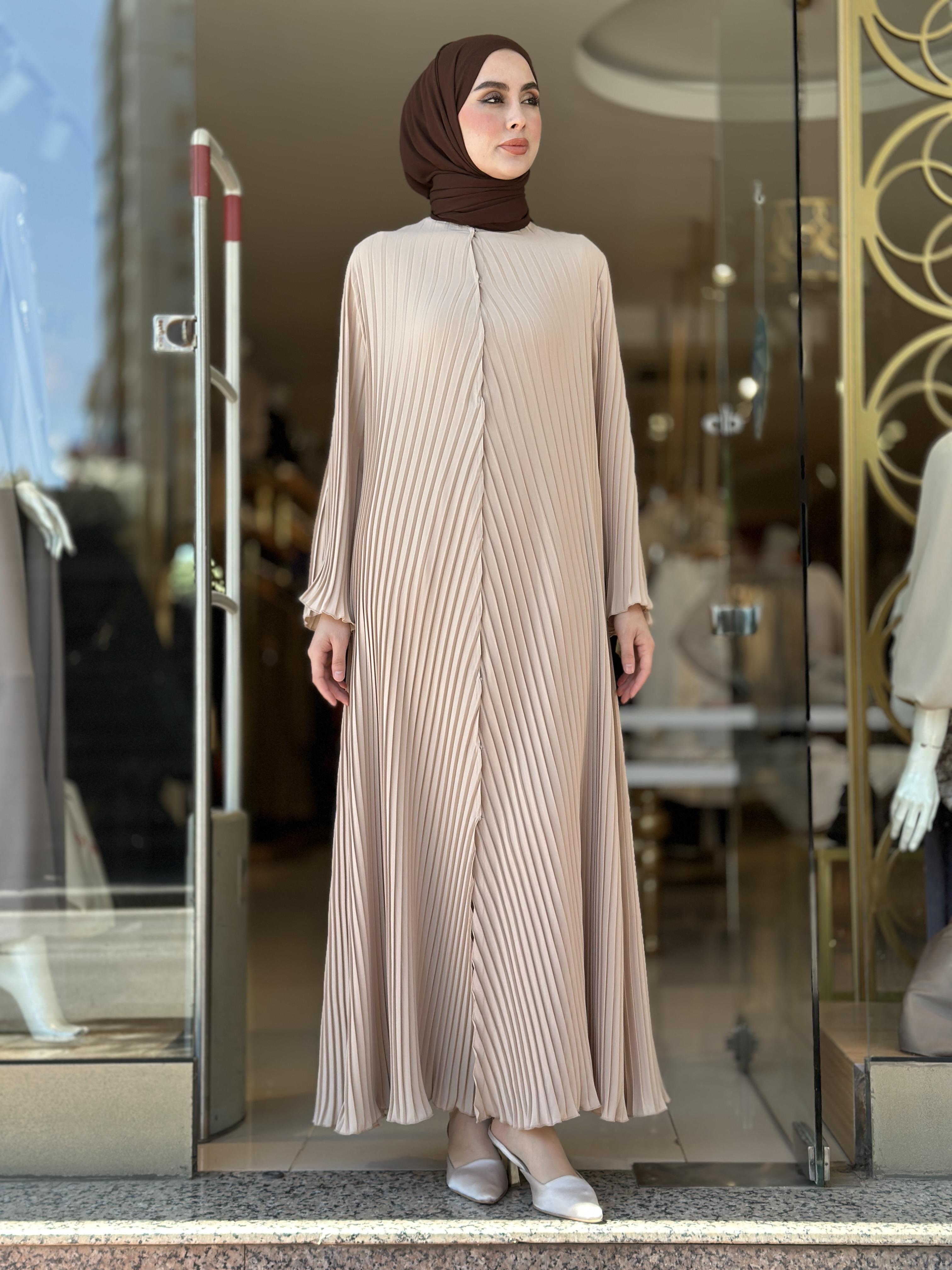 Piliseli Akor Abaya - Bej