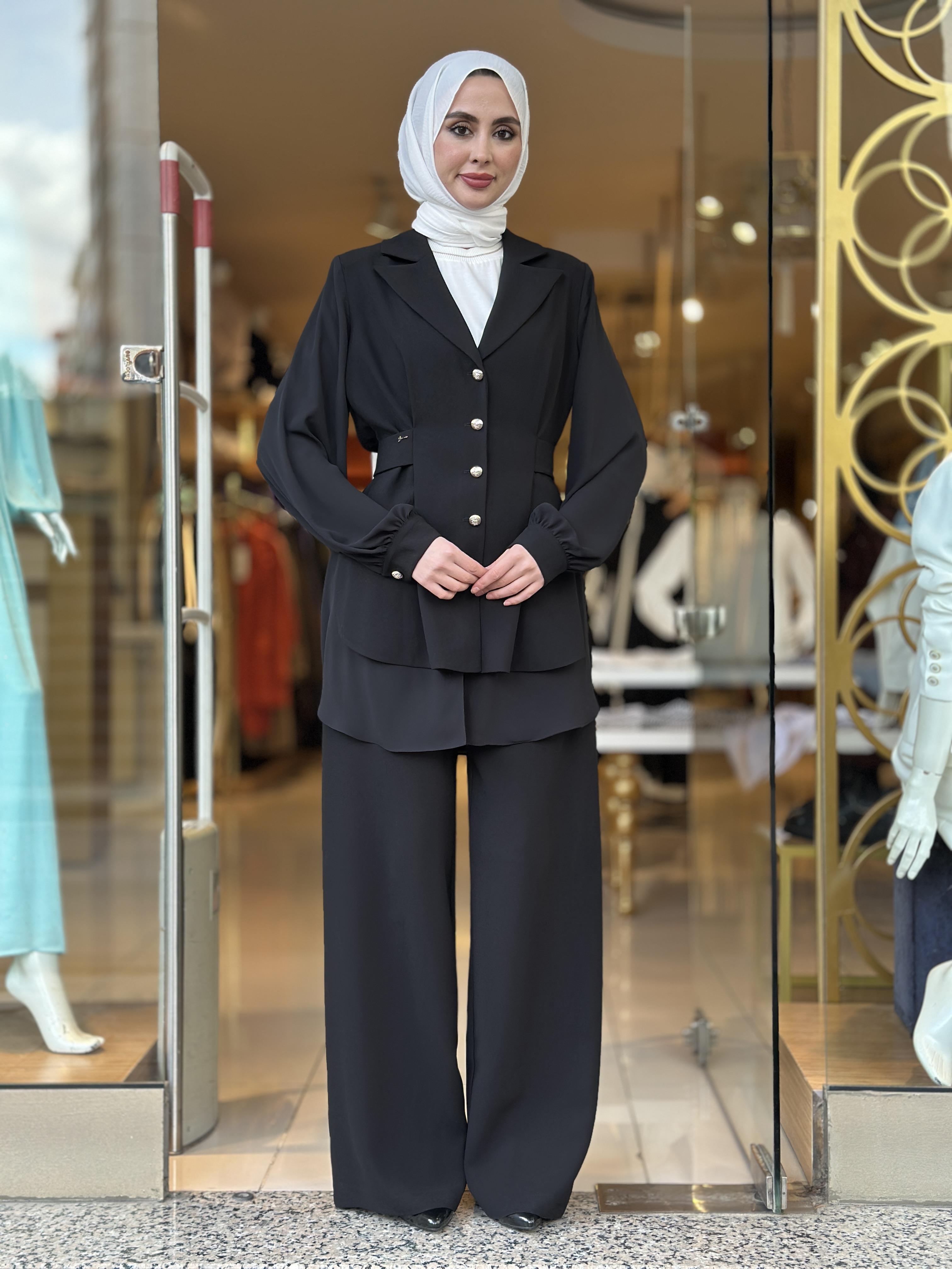 Senna Freja Takım - Siyah 