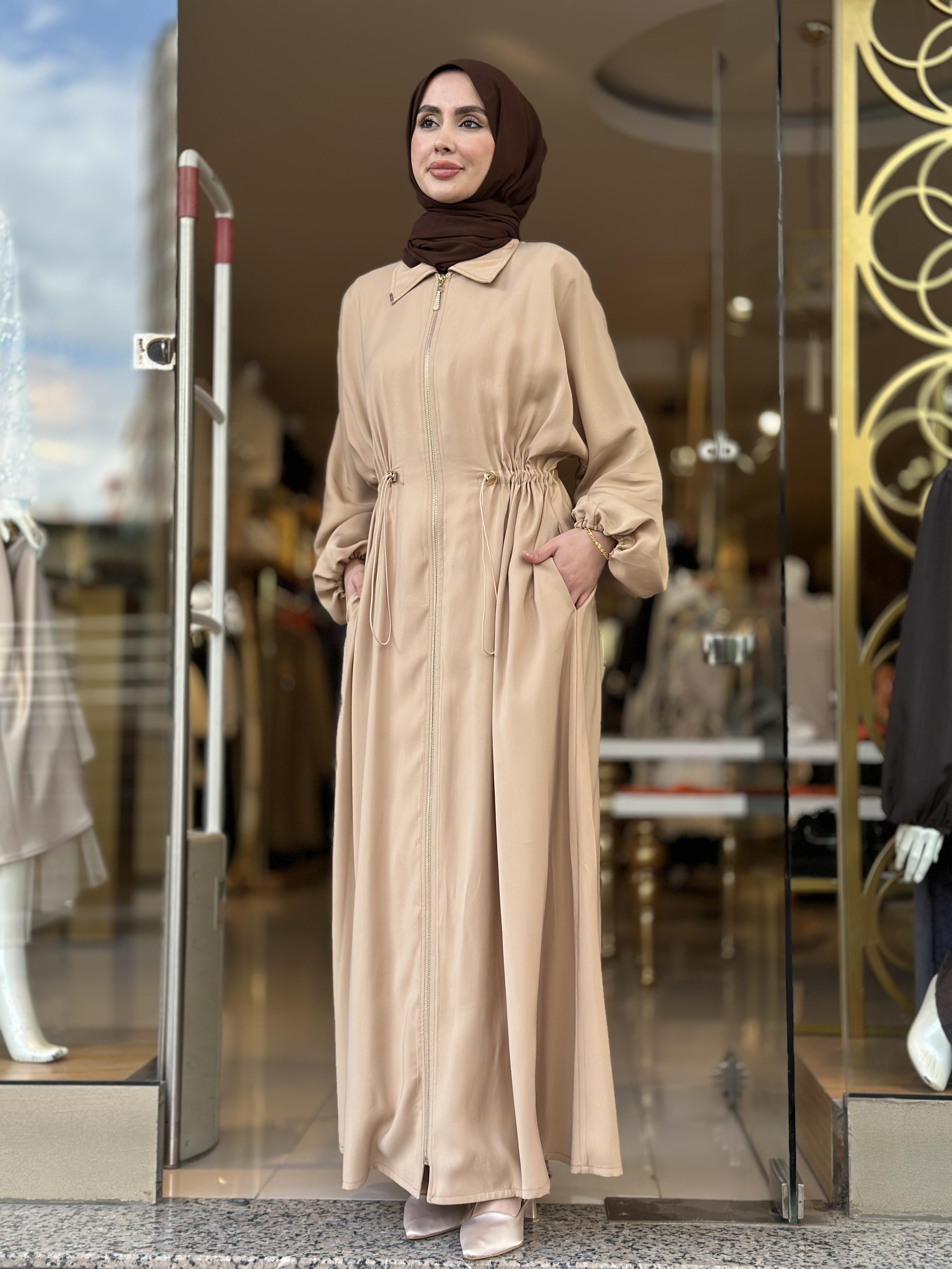 Senna Shon Elbise - Camel 