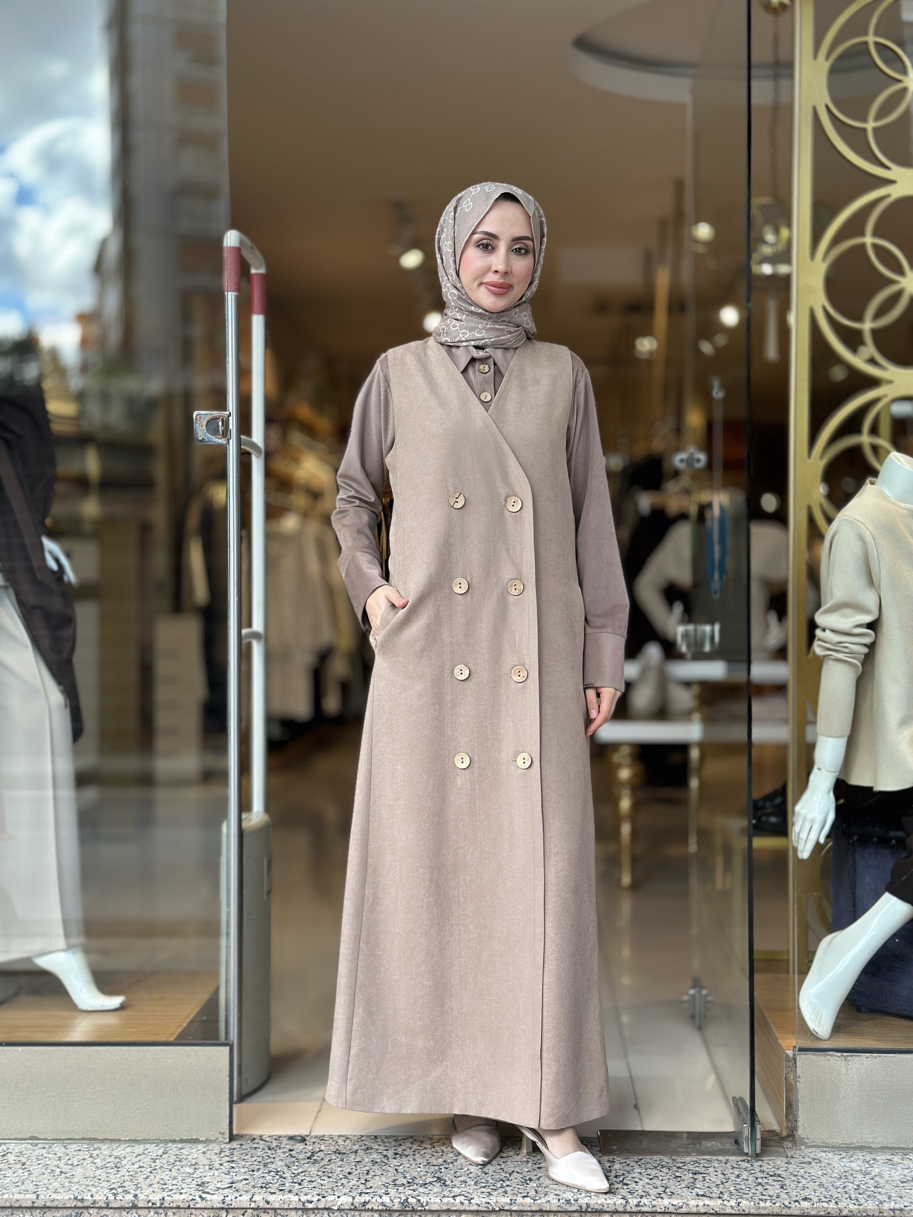 Vogue İkili Trençkot - Deve Tüyü