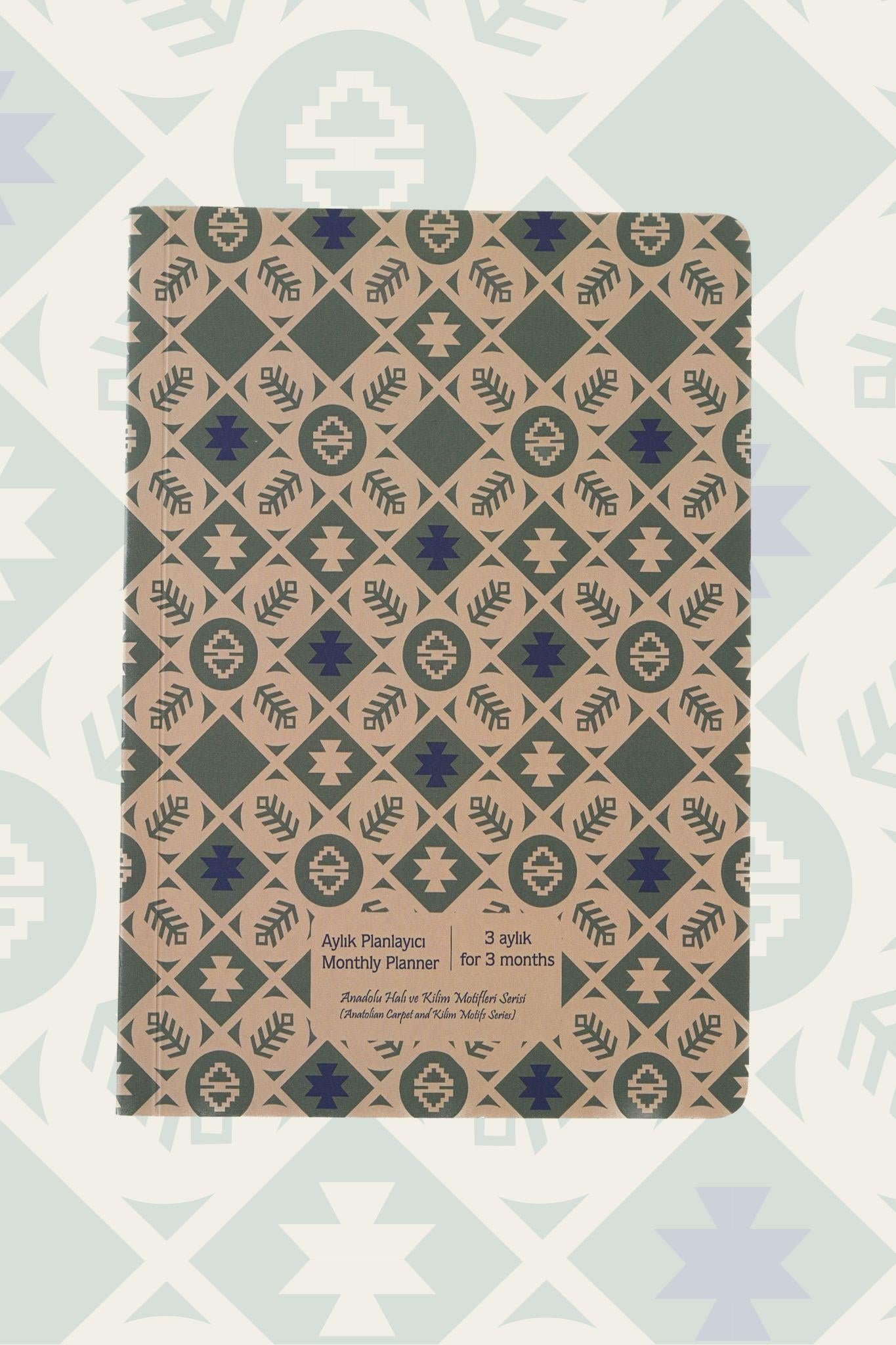 AYLIK PLANLAYICI-MONTHLY PLANNER / ANADOLU YEŞİL