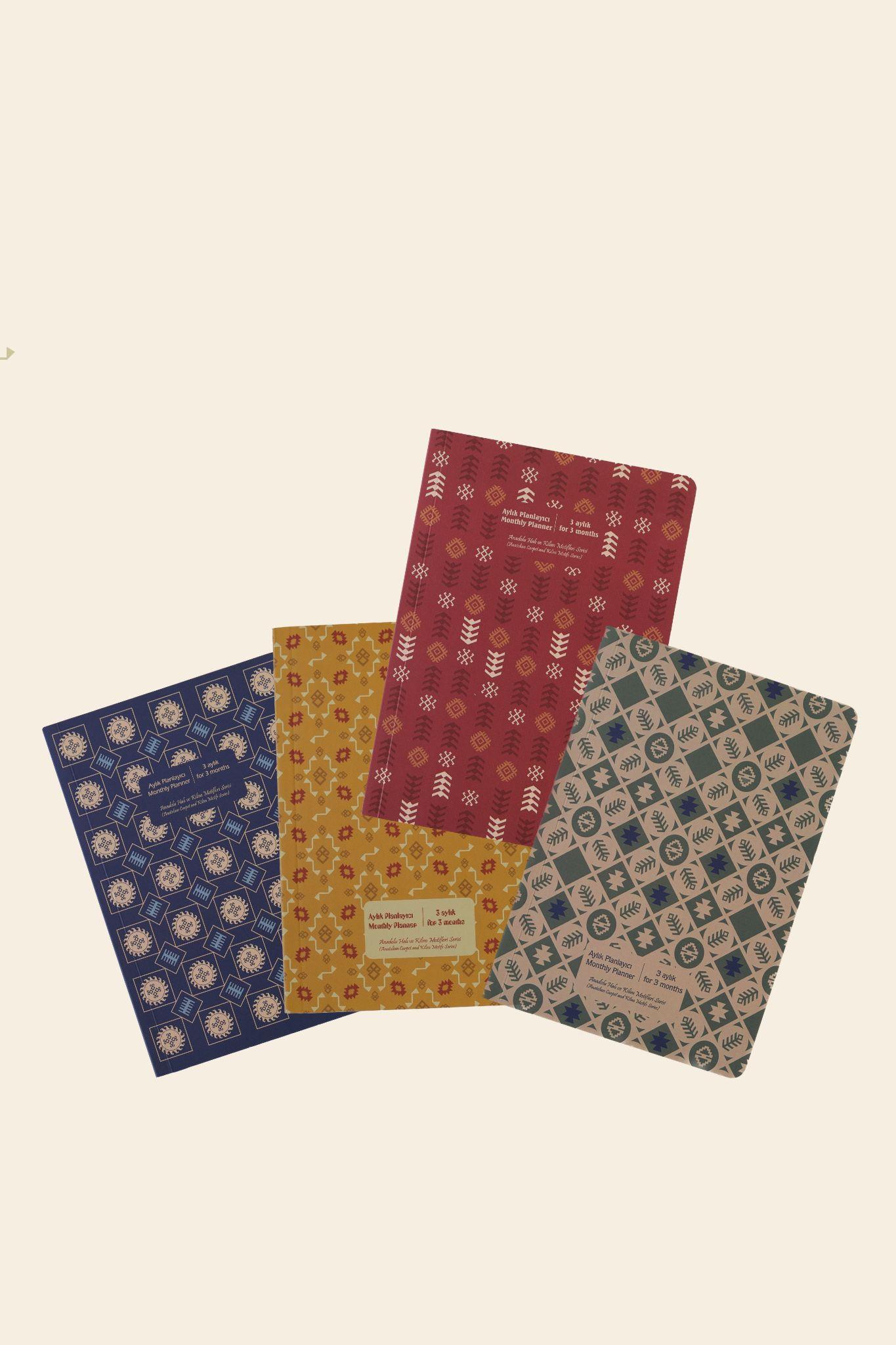 AYLIK PLANLAYICI-MONTHLY PLANNER / ANADOLU 4LÜ SET