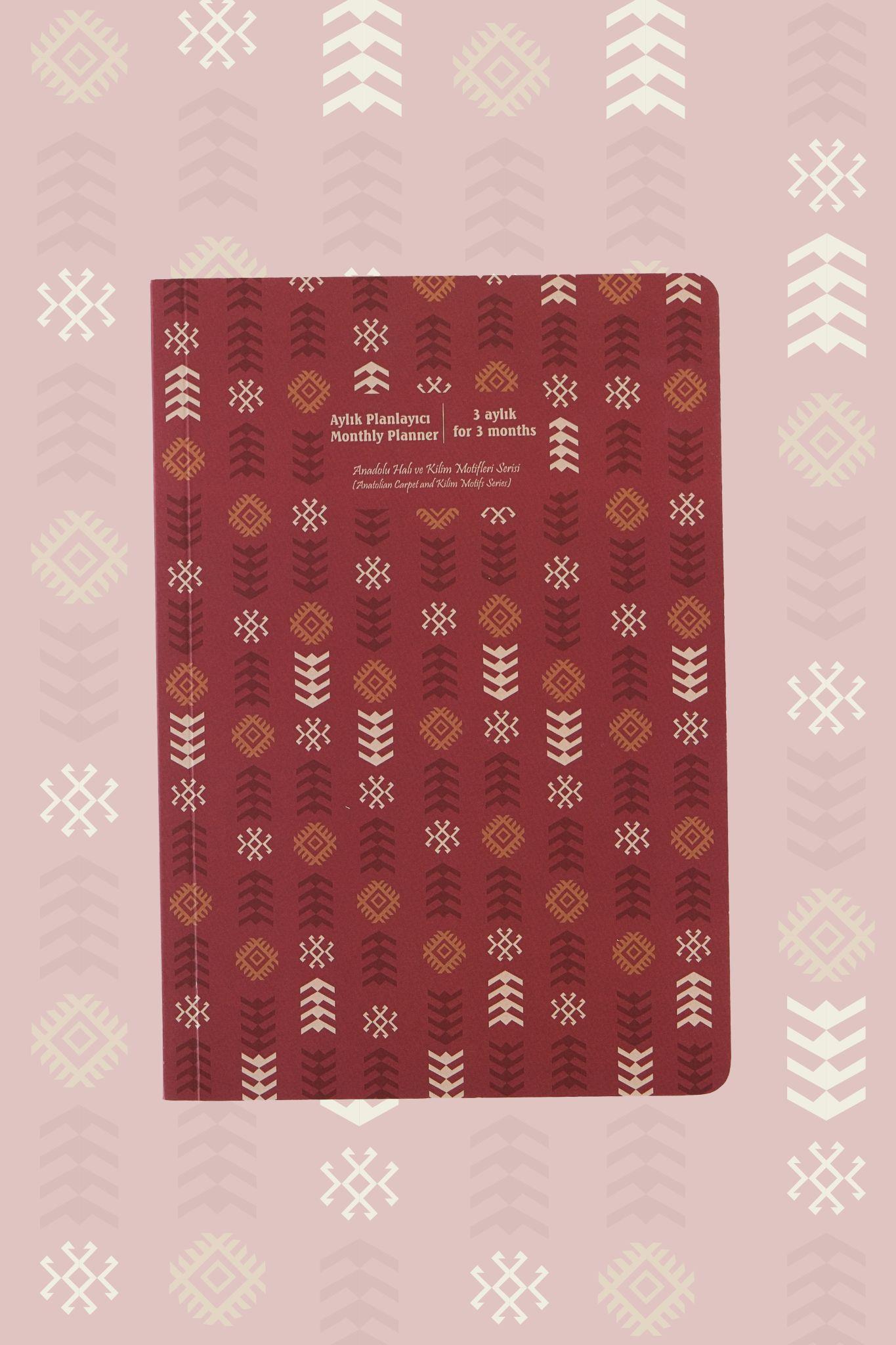 AYLIK PLANLAYICI-MONTHLY PLANNER / ANADOLU KIRMIZI