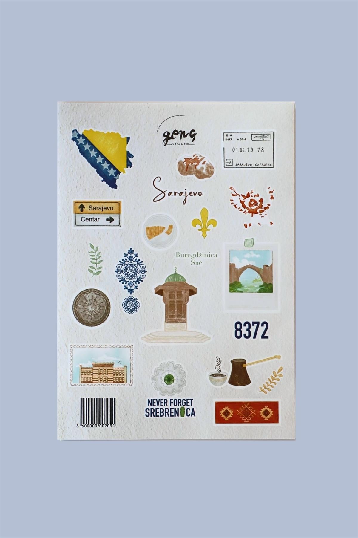 BOSNA TEMALI STICKER