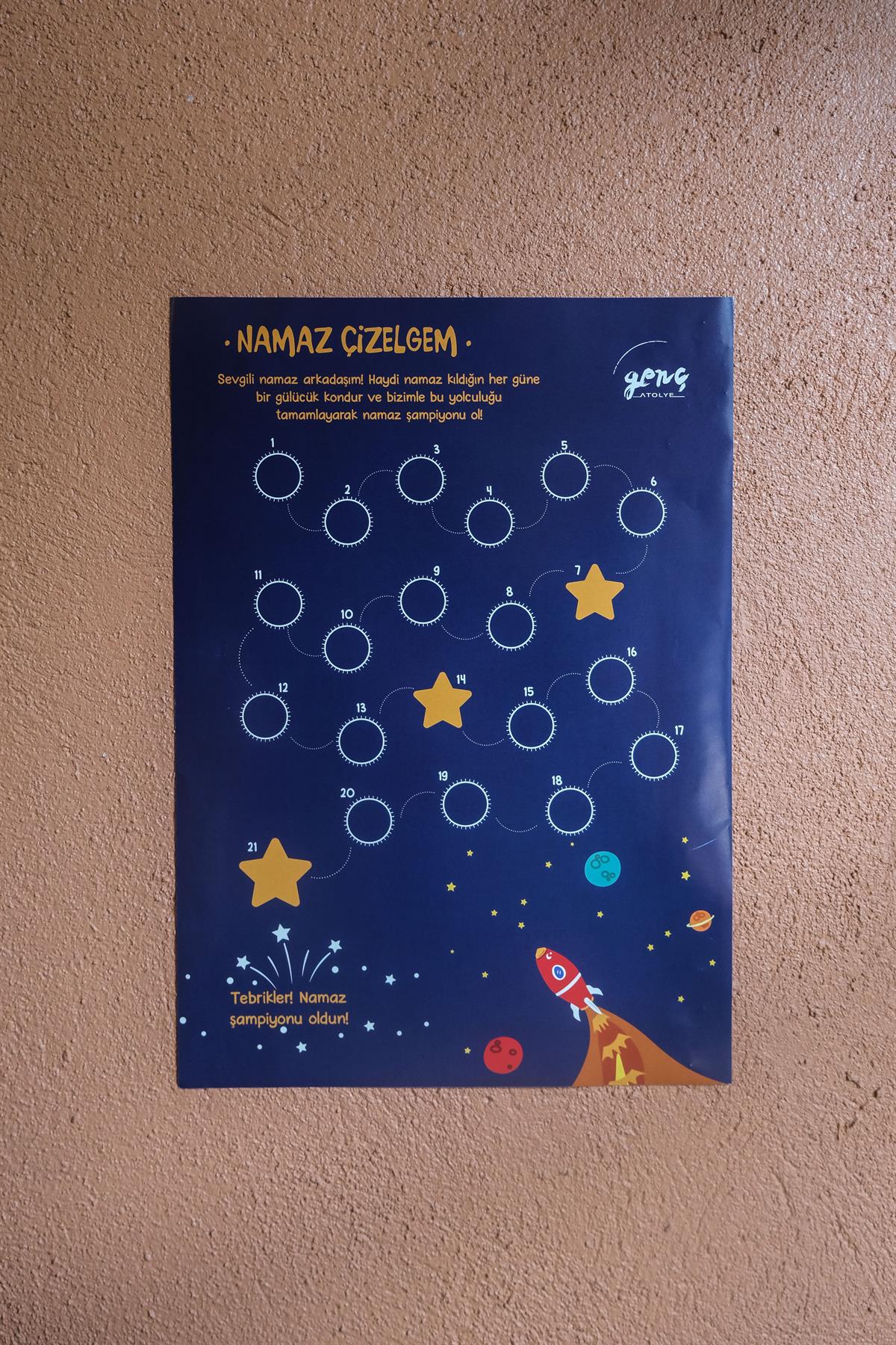 ERKEK ÇOCUK NAMAZ TAKİP ÇİZELGESİ