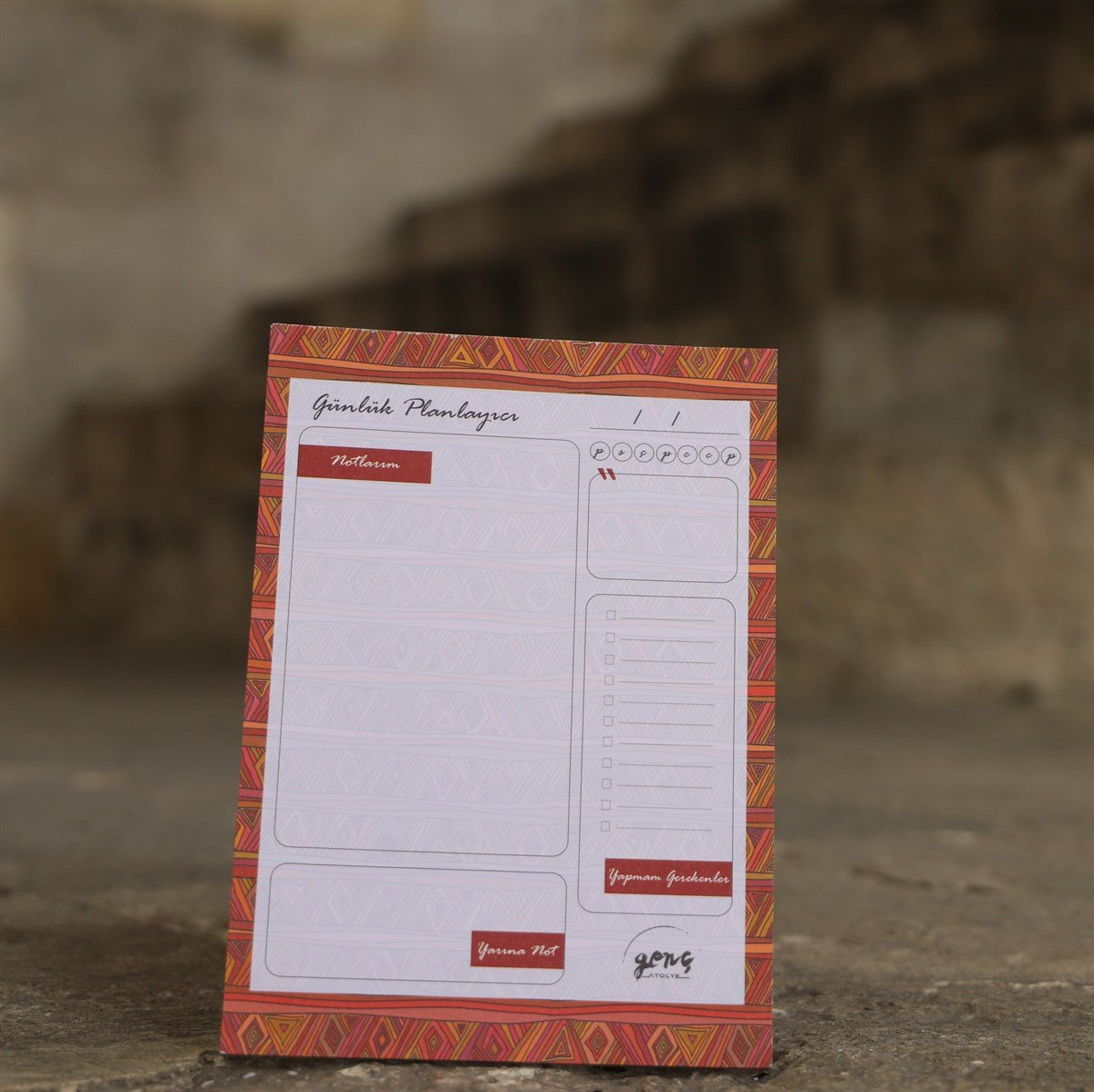 ETNİK DESEN GÜNLÜK PLANLAYICI
