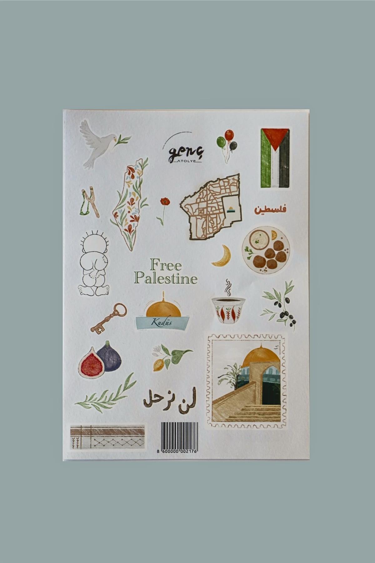 FİLİSTİN TEMALI STICKER