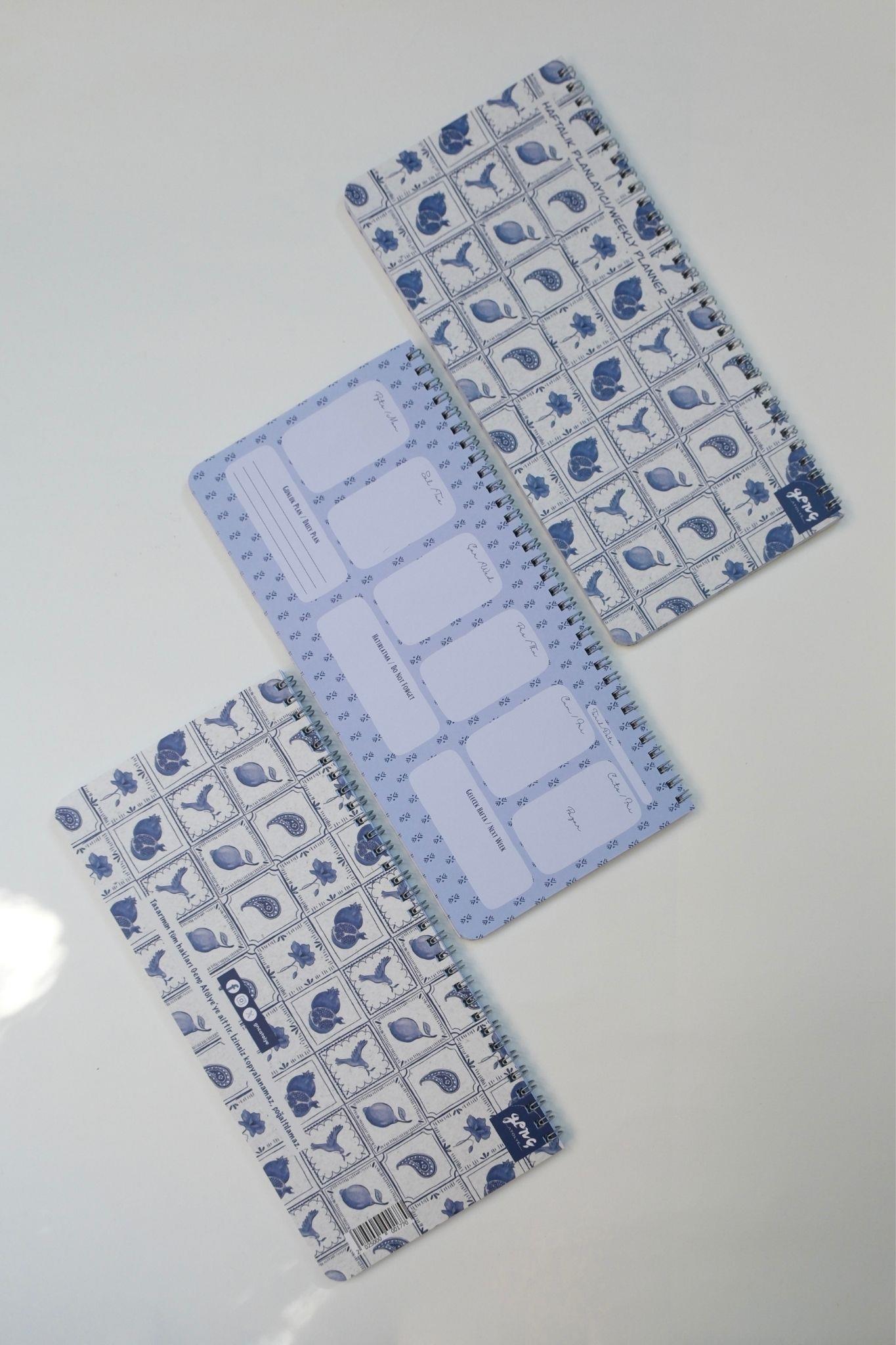 MAVİ SPİRALLİ PLANLAYICI