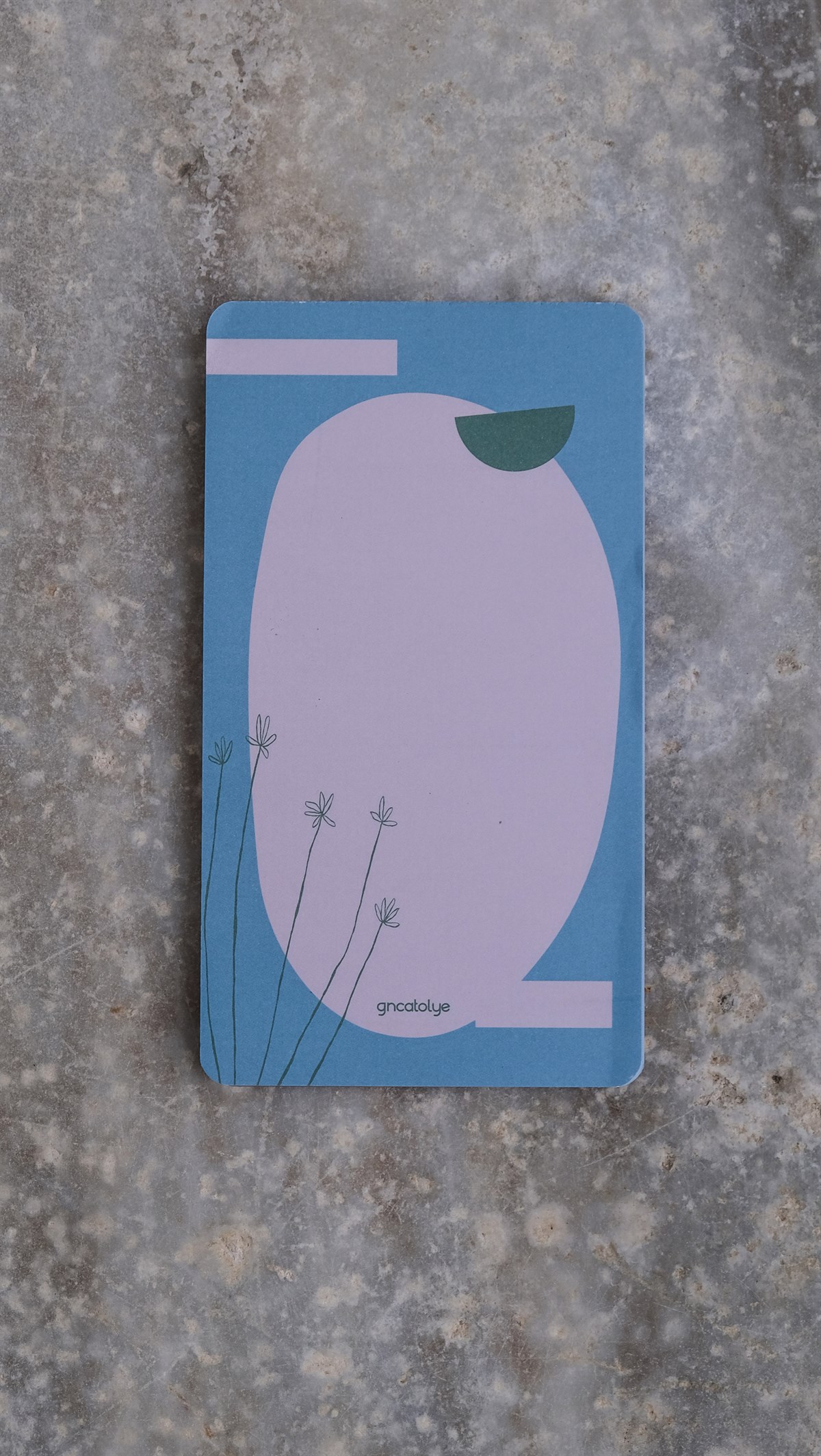 MİNİMAL ÇİÇEK NOTLUK-UZUN