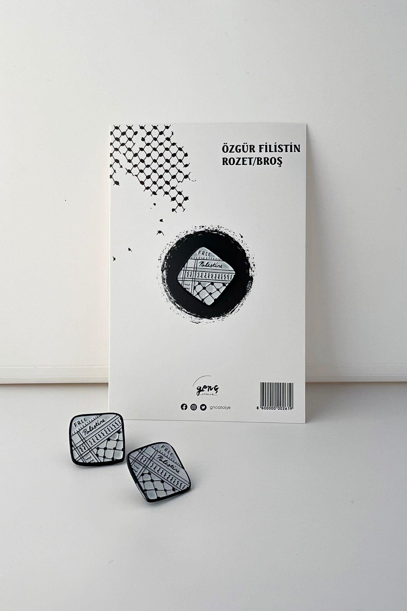 ÖZGÜR FİLİSTİN ROZET/BROŞ