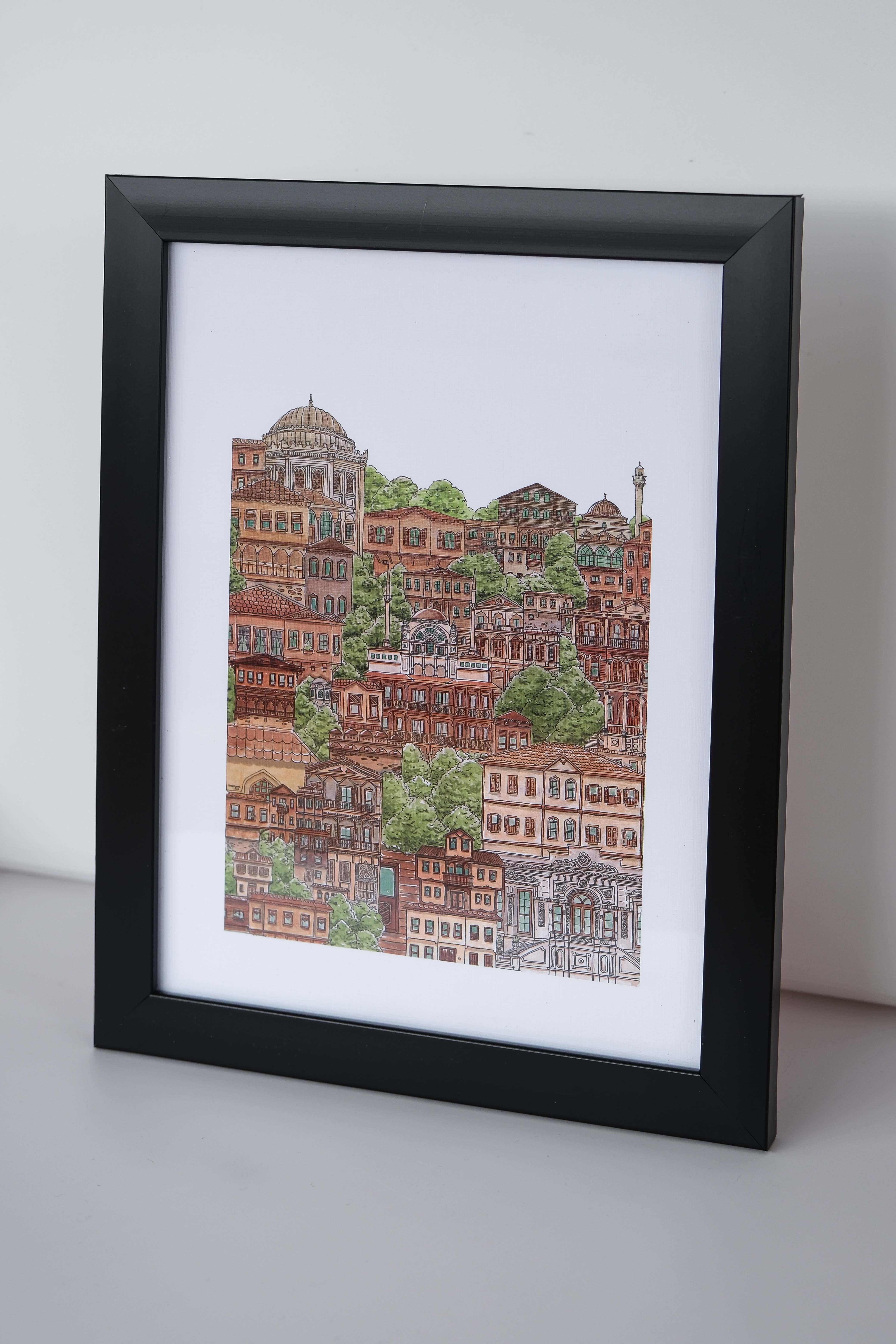 ŞEHRENGİZ TABLO-SİYAH