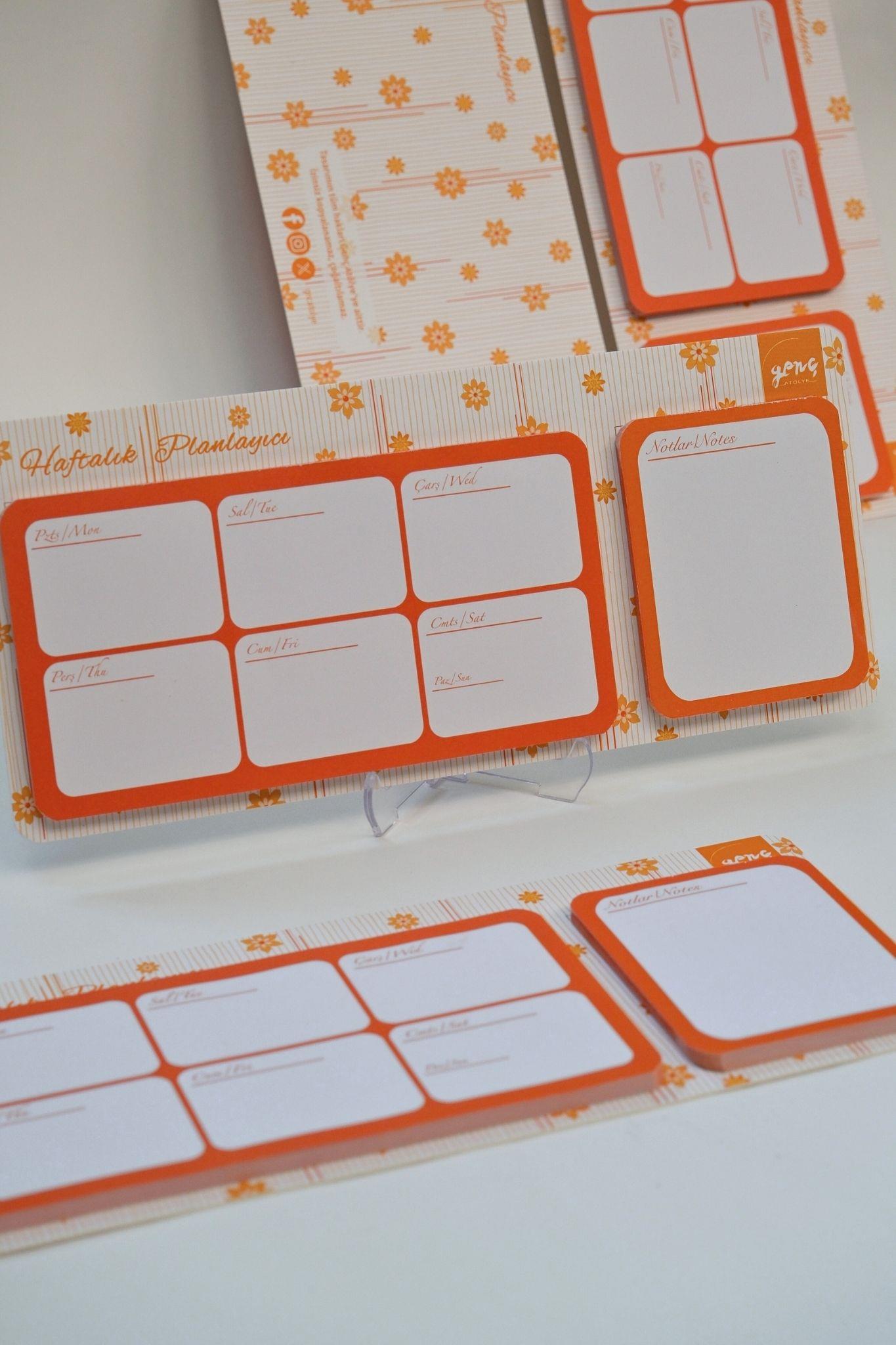 TURUNCU ÇİÇEK PLANLAYICI