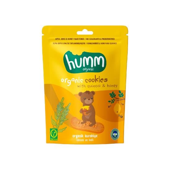 Organik Ballı ve Kinoalı Kurabiye - 55g