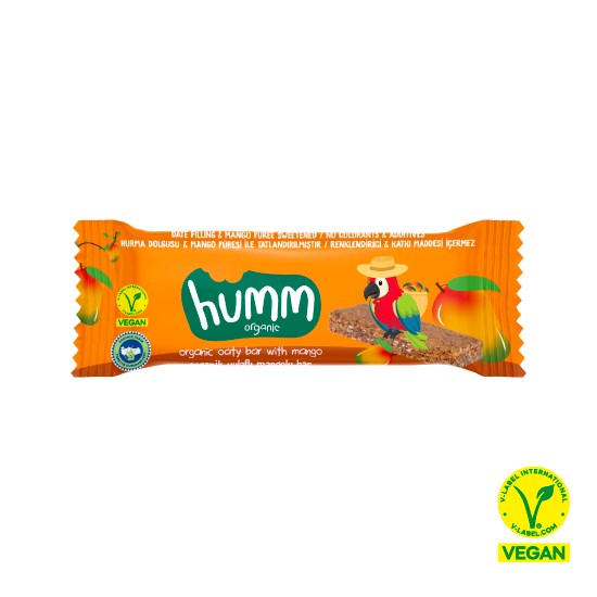 Organik Vegan Mangolu Yulaf Bar - 27g