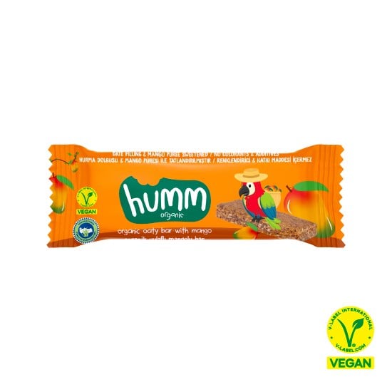 Organik Vegan Mangolu Yulaf Bar - 27g