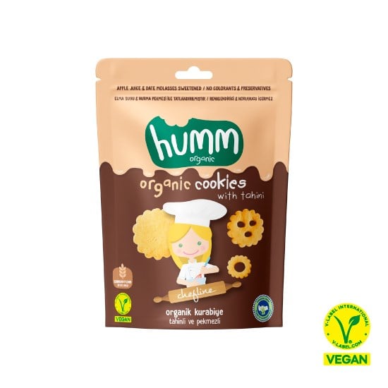 Organik Vegan Tahinli ve Pekmezli Kurabiye - 55g
