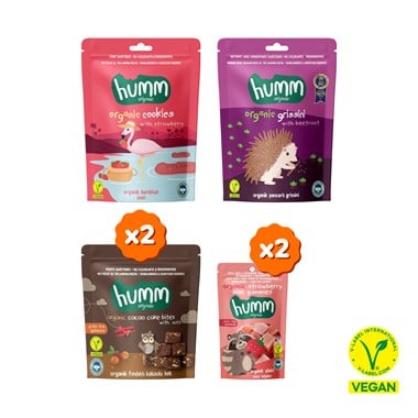 Organik Çilek & Grissini Mini Paket - 6 adet (4 çeşit)