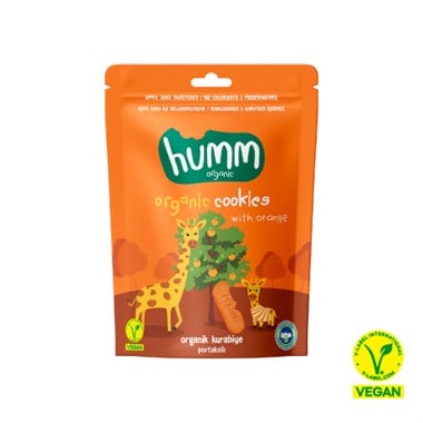 Organik Vegan Portakallı Kurabiye - 55g
