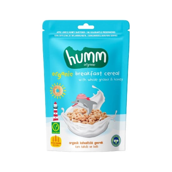 Organic Whole Grain & Honey Breakfast Cereal - 80G