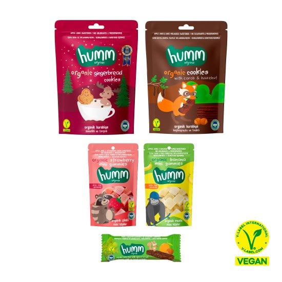 Organic Vegan Snack Pack - 5 Pieces (5 Varieties)
