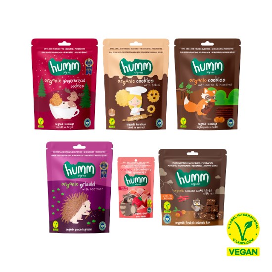 Organic Vegan Snack Pack - 6 Pieces (6 Varieties)