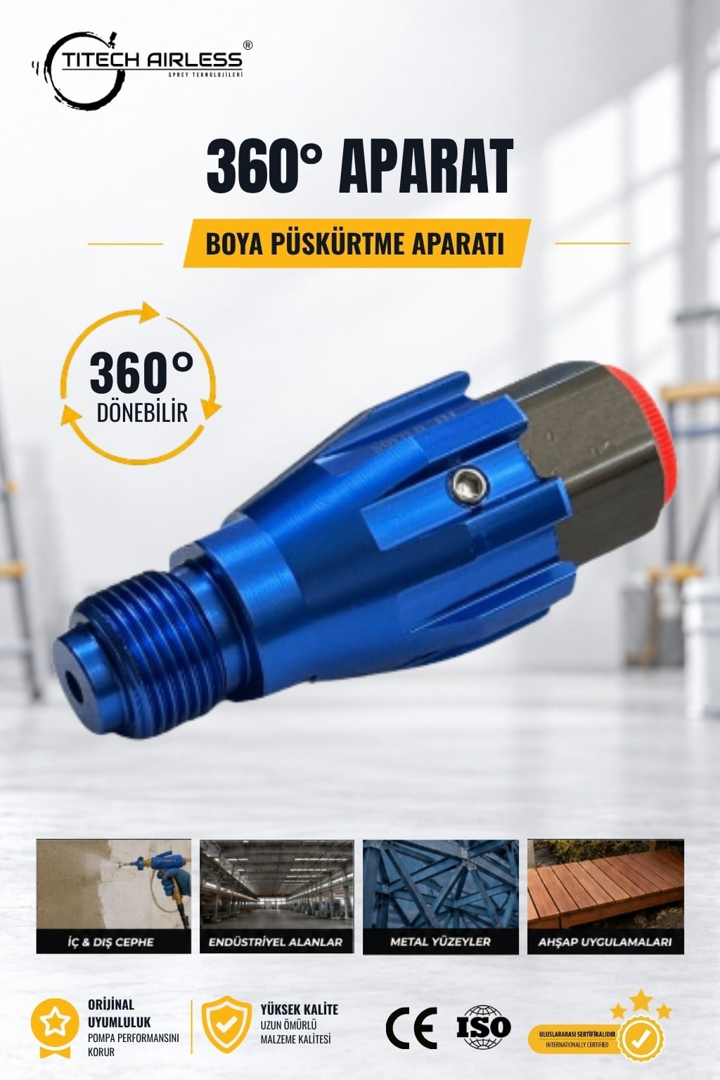 360 Boya Püskürtme Aparatı