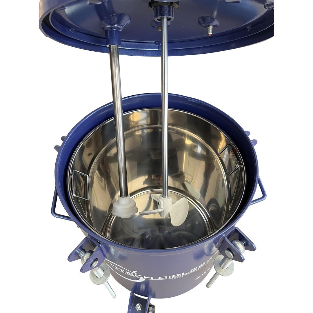 40 Lt Teflon Coated Pressure Paint Tank With Automatic Mixer
