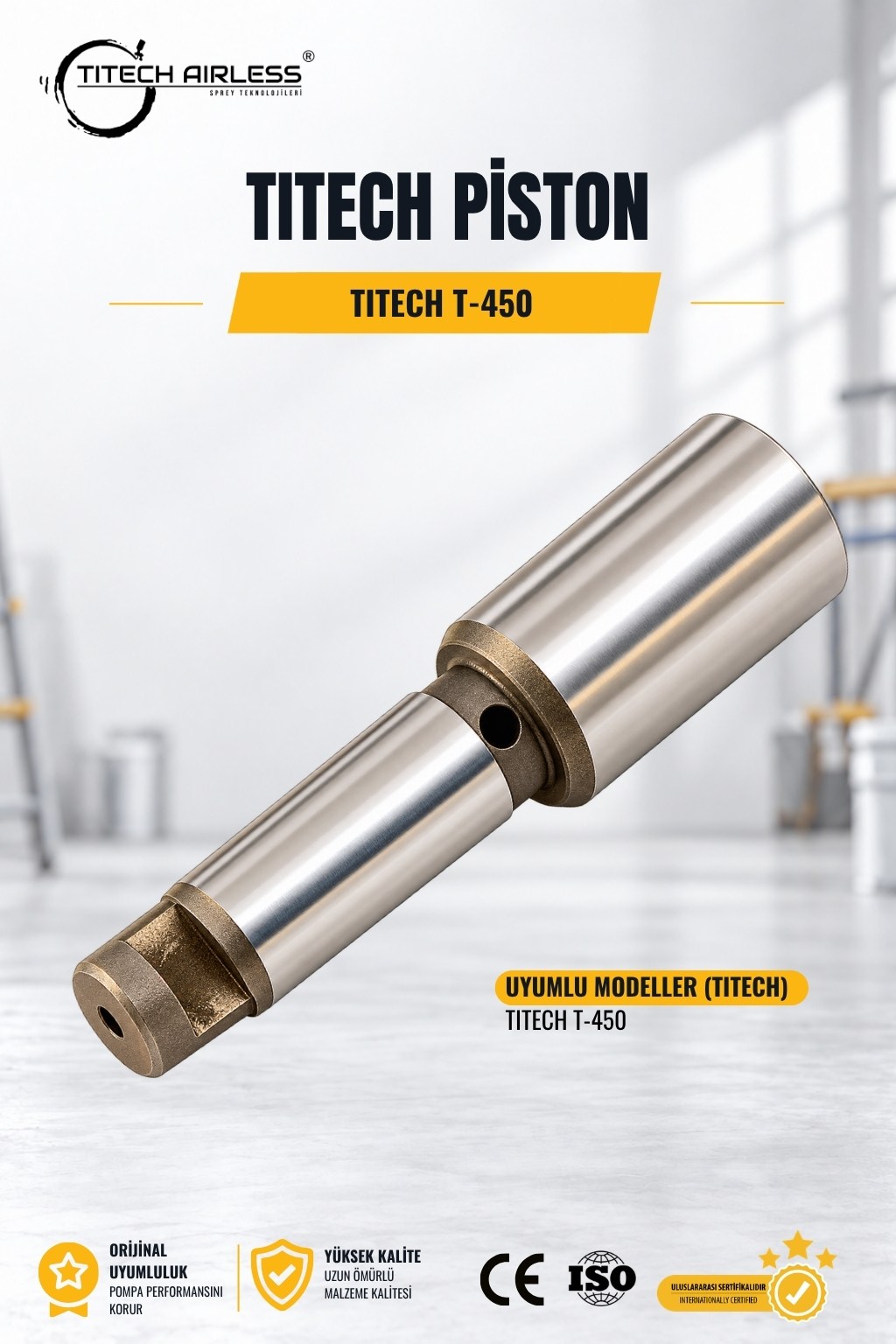 450 Airless Boya Makinası Piston