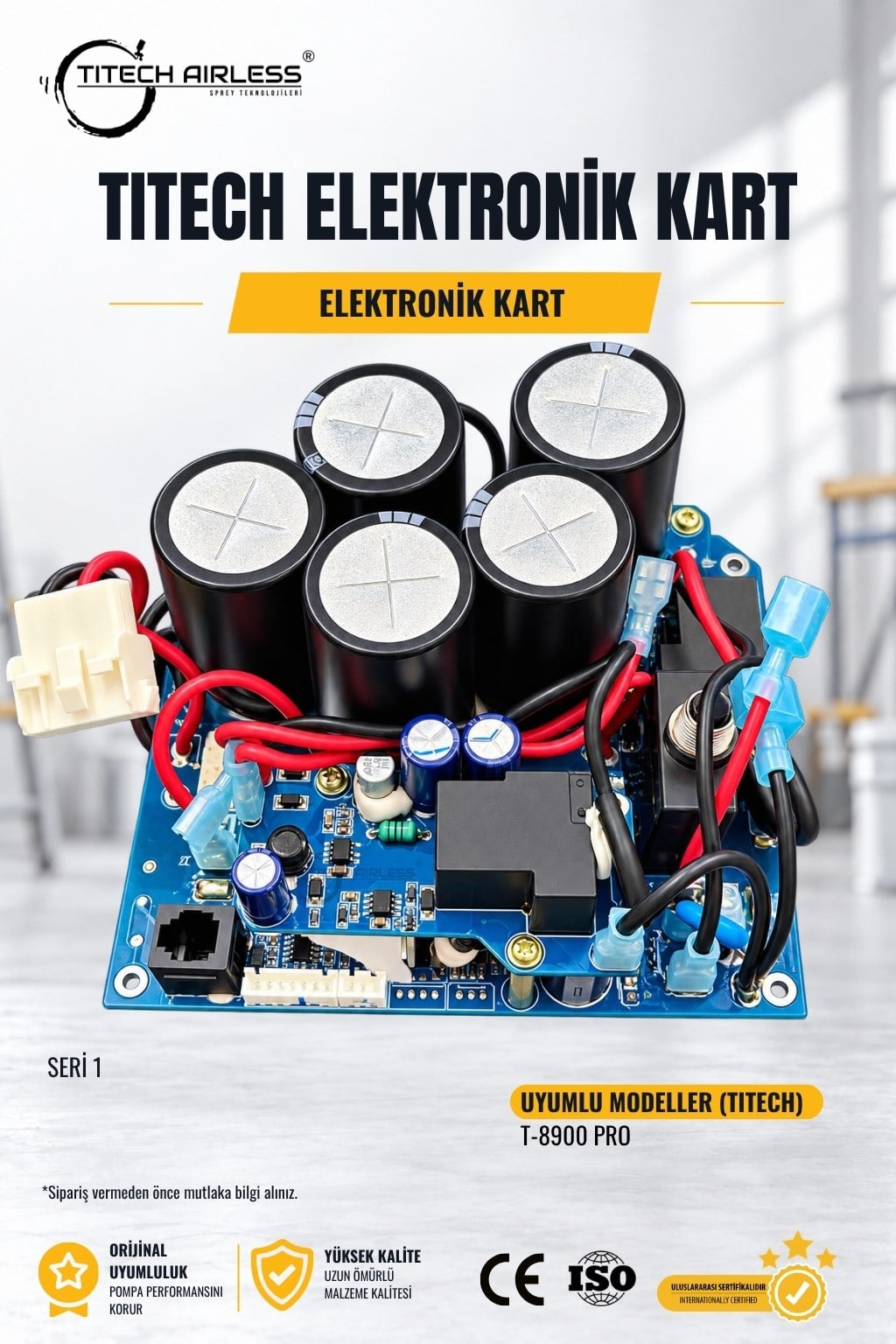 8900 Elektrikli Boya Makinası Elektronik Kartı