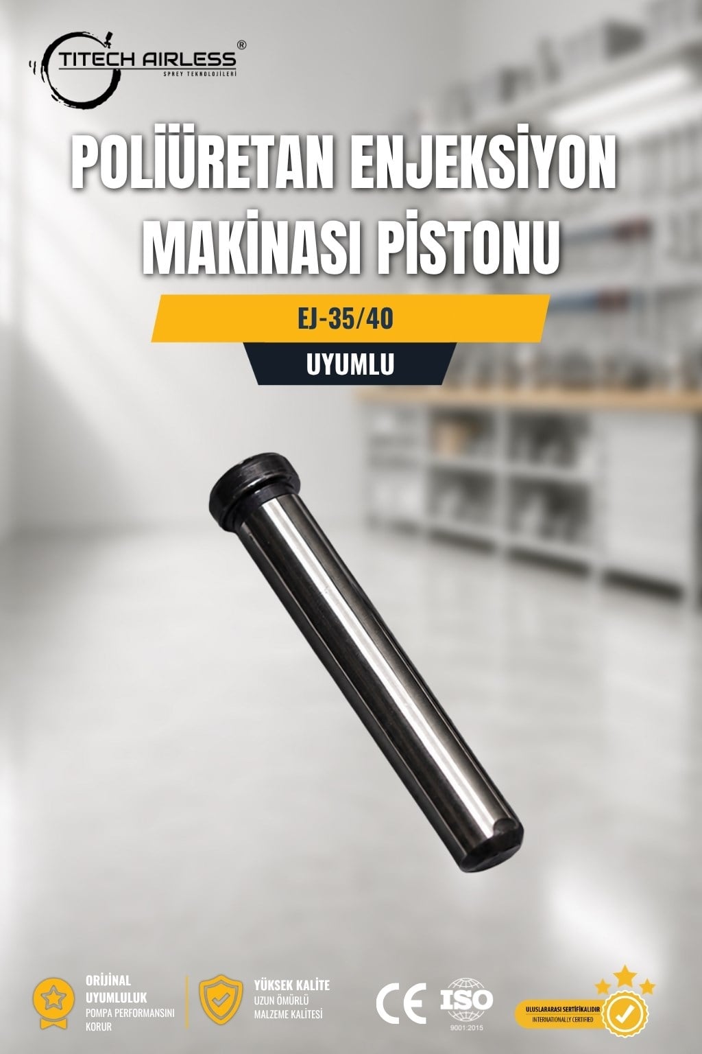 EJ-35/40 Enjeksiyon Makinası Pistonu