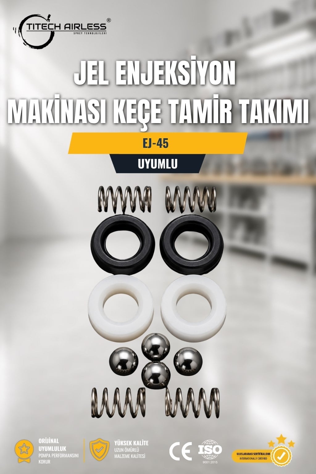 EJ-45 Jel Enjeksiyon Makinası Keçe Tamir Takımı