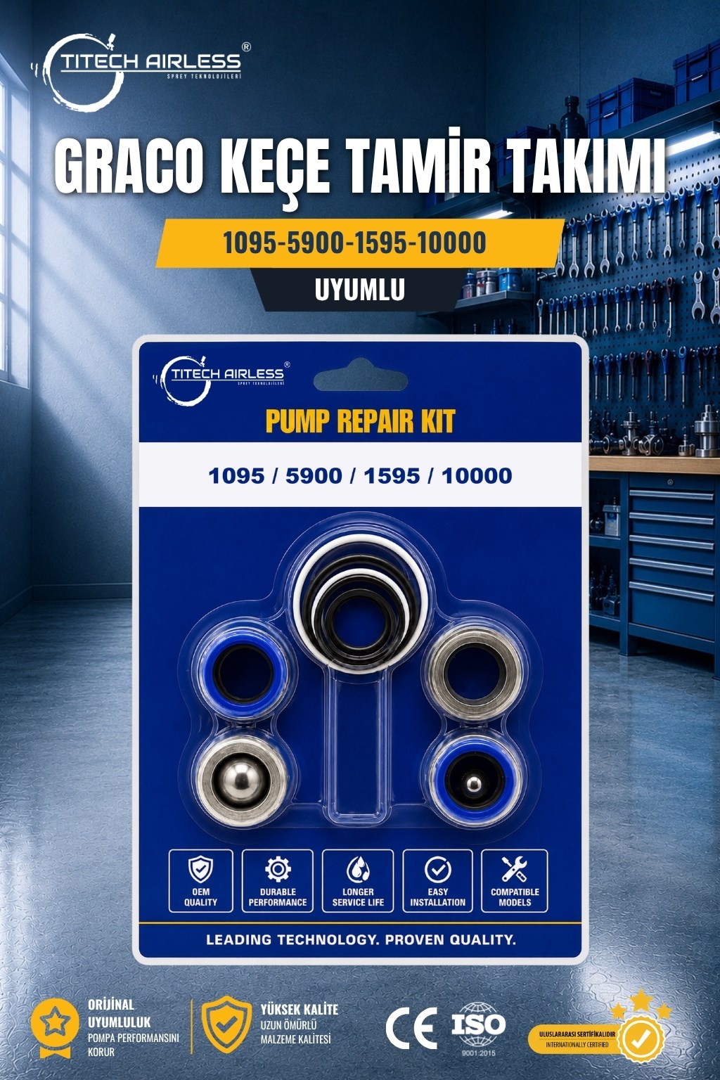 Graco 1095-5900-1595-10000 Keçe Tamir Takımı (248213)