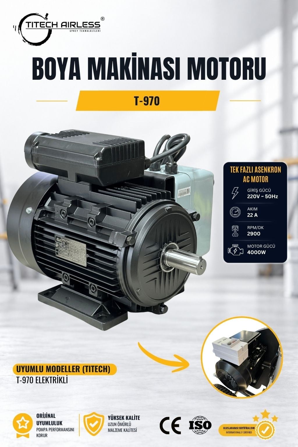 T-970 Elektrik Motoru